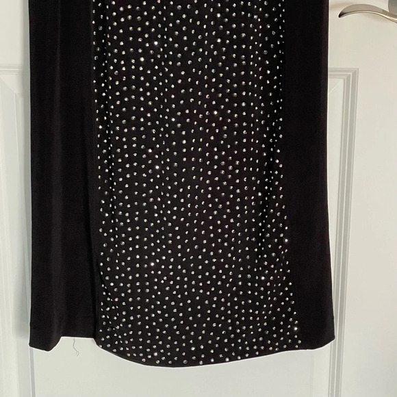 Calvin Klein Rhinestone Embellished Evening Gown/Black - 29703 - Picture 7 of 15